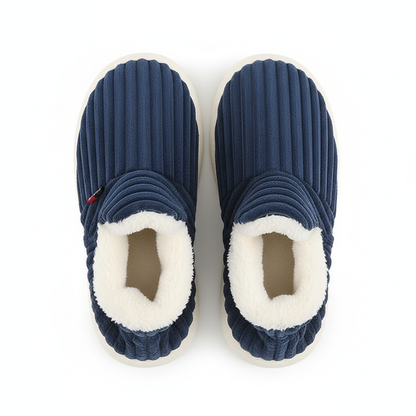 Shevalues Winter Men Slippers Short Plush Men Cotton Boots Indoor Fluffy House Fur Slippers Men Casual Soft Fur Furry Men Shoes